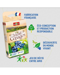 Le jeu des Cépages (35 cartes) - Découvrez les principaux cépages de France et leurs spécificités