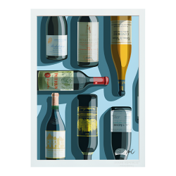 Poster 30 x 40 cm "Wines...