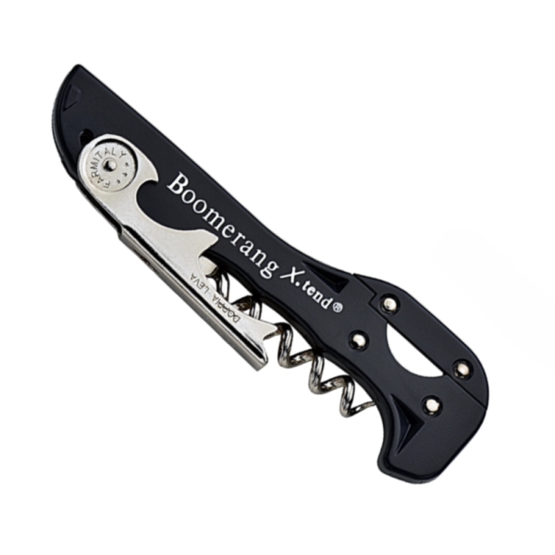 Boomerang X.tend Corkscrew - Multifunction Sommelier Knife with Integrated Foil Cutter