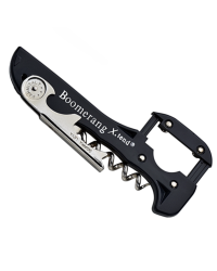 Boomerang X.tend Corkscrew - Multifunction Sommelier Knife with Integrated Foil Cutter