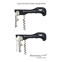 Boomerang X.tend Corkscrew - Multifunction Sommelier Knife with Integrated Foil Cutter