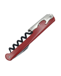 Corkscrew Cartailler-Deluc Red stainless steel with glossy finish