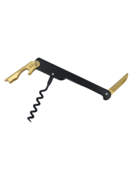 Corkscrew Cartailler-Deluc Black stainless steel with gold-plated finish