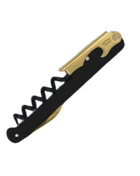 Corkscrew Cartailler-Deluc Black stainless steel with gold-plated finish