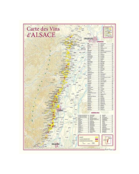 Alsace wine maps