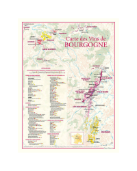Burgundy wine maps