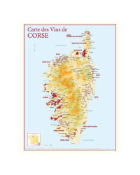 Corsican wine maps